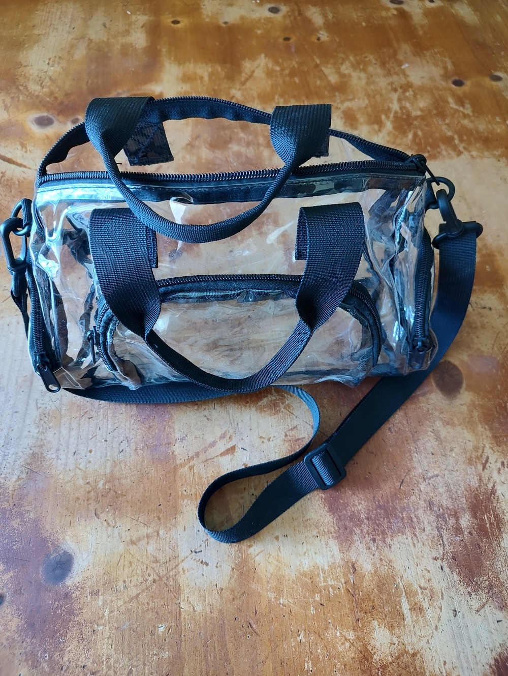 Clear Stadium Satchel Purse